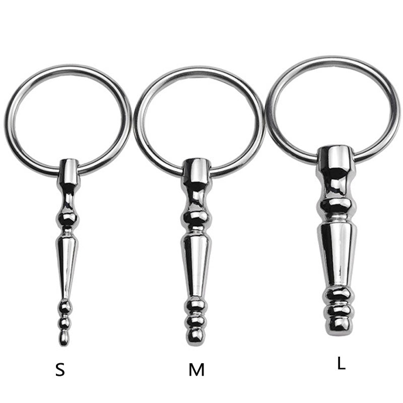 Stainless Steel Penis Plug Urethral Sounding Beads Cum Stopper For Male Male sex toy
