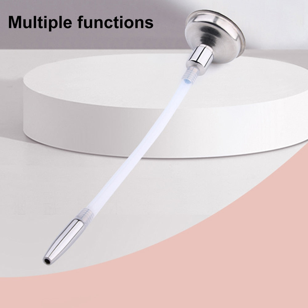 Hollow Urethral Sound Penis Plug Ejaculation Delay Cum Stopper Male sex toy