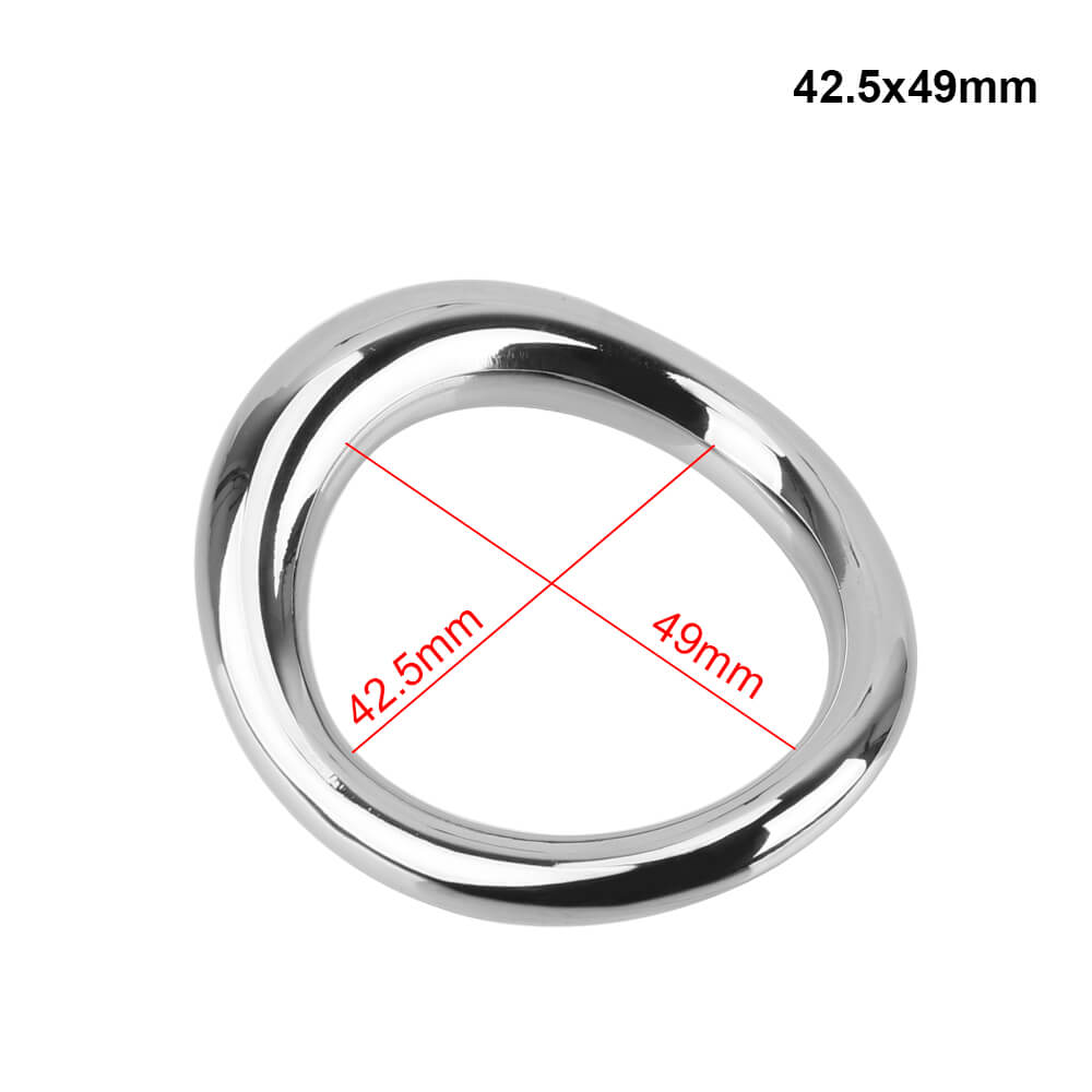 Premium Stainless Steel Cock Ring Sex Toy Metal Scrotum Stretcher Male sex toy
