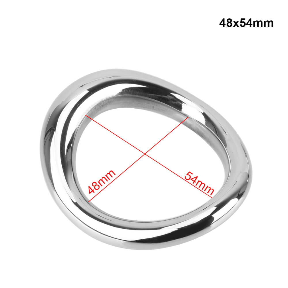 Premium Stainless Steel Cock Ring Sex Toy Metal Scrotum Stretcher Male sex toy