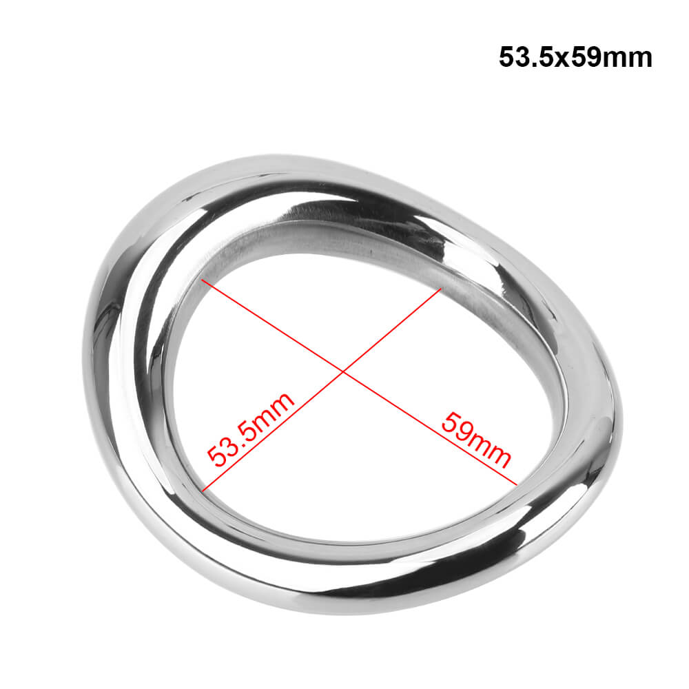 Premium Stainless Steel Cock Ring Sex Toy Metal Scrotum Stretcher Male sex toy