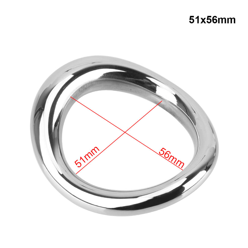 Premium Stainless Steel Cock Ring Sex Toy Metal Scrotum Stretcher Male sex toy