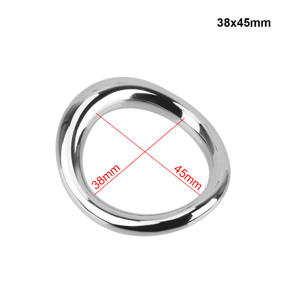 Premium Stainless Steel Cock Ring Sex Toy Metal Scrotum Stretcher Male sex toy