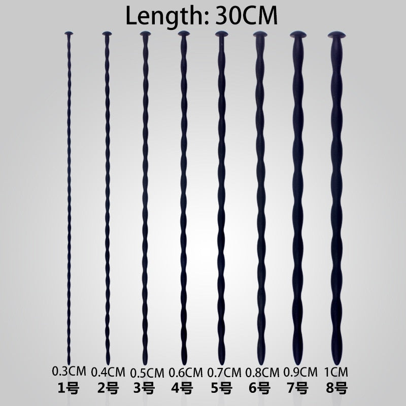 Silicone Urethral Sounds Catheter Dilator Penis Plug Male Cum Stopper Male sex toy
