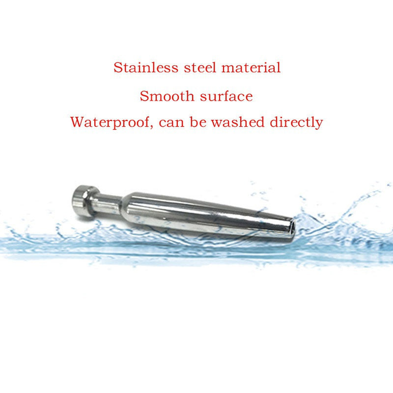 Stainless Steel Hollow Urethra Sounding Penis Plug Catheter Sex Toy Male sex toy