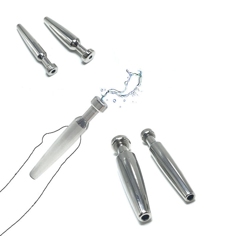 Stainless Steel Hollow Urethra Sounding Penis Plug Catheter Sex Toy Male sex toy