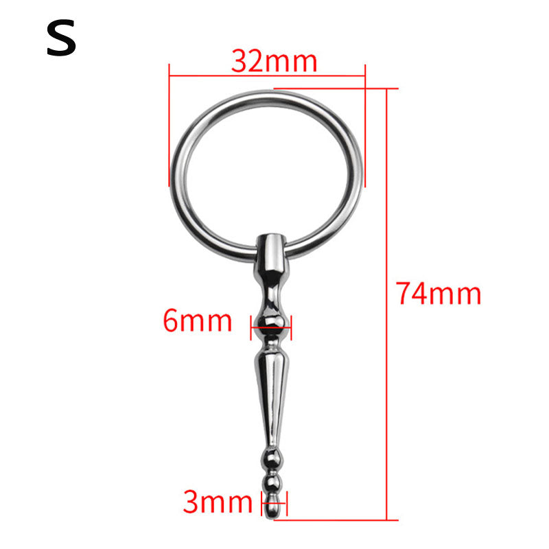 Stainless Steel Penis Plug Urethral Sounding Beads Cum Stopper For Male Male sex toy