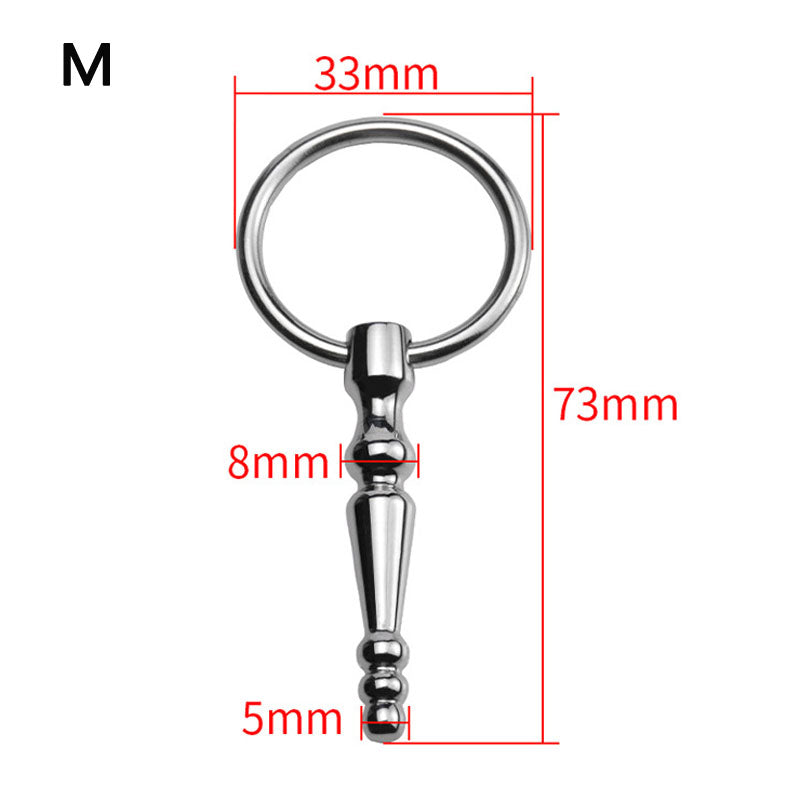 Stainless Steel Penis Plug Urethral Sounding Beads Cum Stopper For Male Male sex toy
