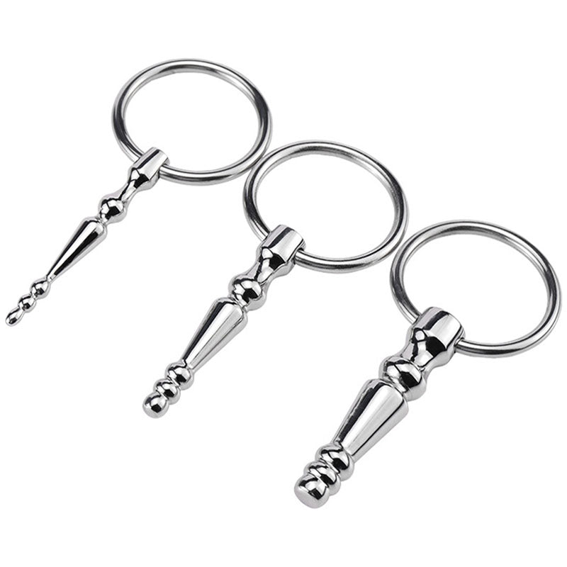 Stainless Steel Penis Plug Urethral Sounding Beads Cum Stopper For Male Male sex toy