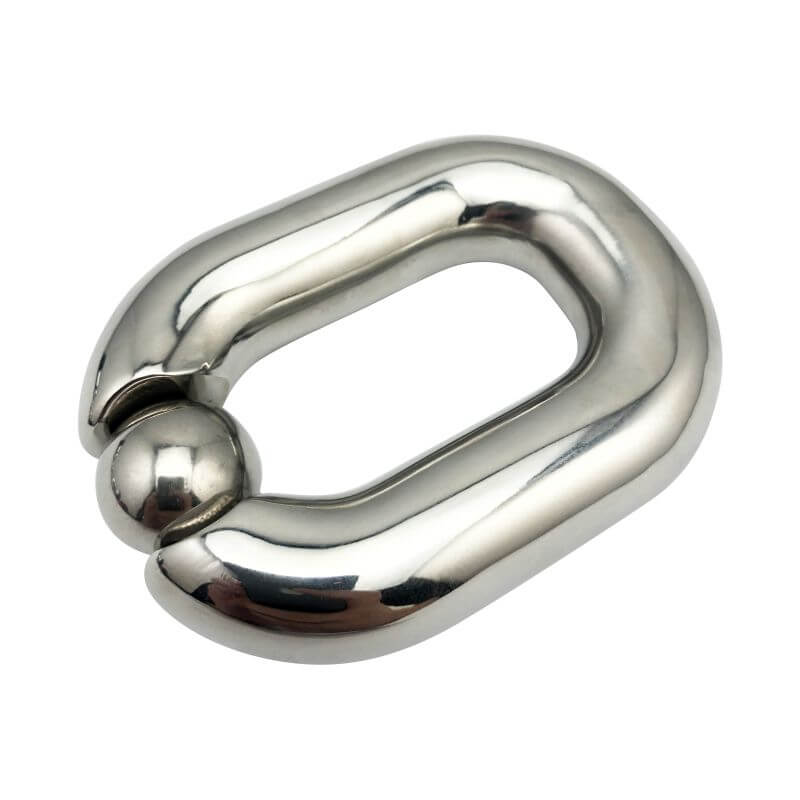 Stainless Steel Ball Scrotum Stretcher Cock Ring Metal Sex Toy Male sex toy