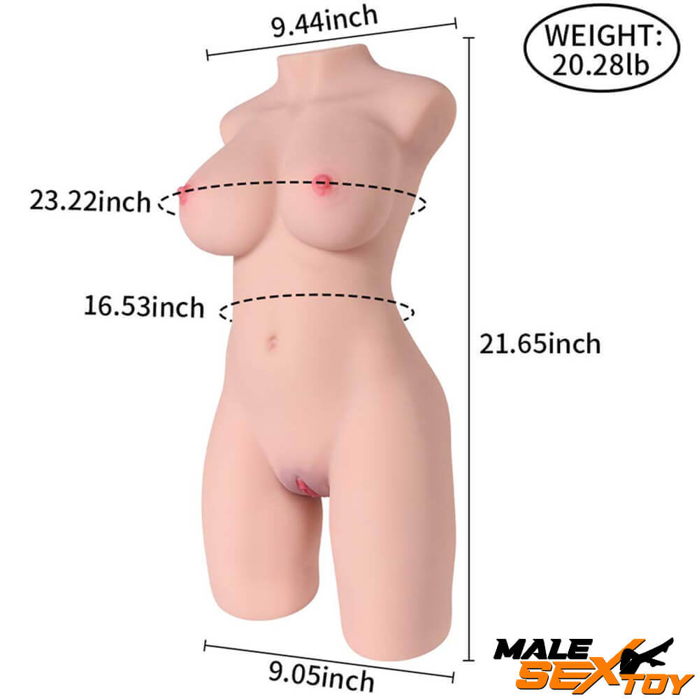 20.28lb Sex Doll Torso Life Size Half Body Men Fucking Sex Toy Male sex toy