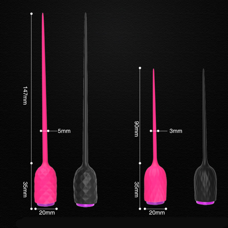 Urethral Catheter Sounding Vibrating Penis Plug Dilatator Massager Male sex toy
