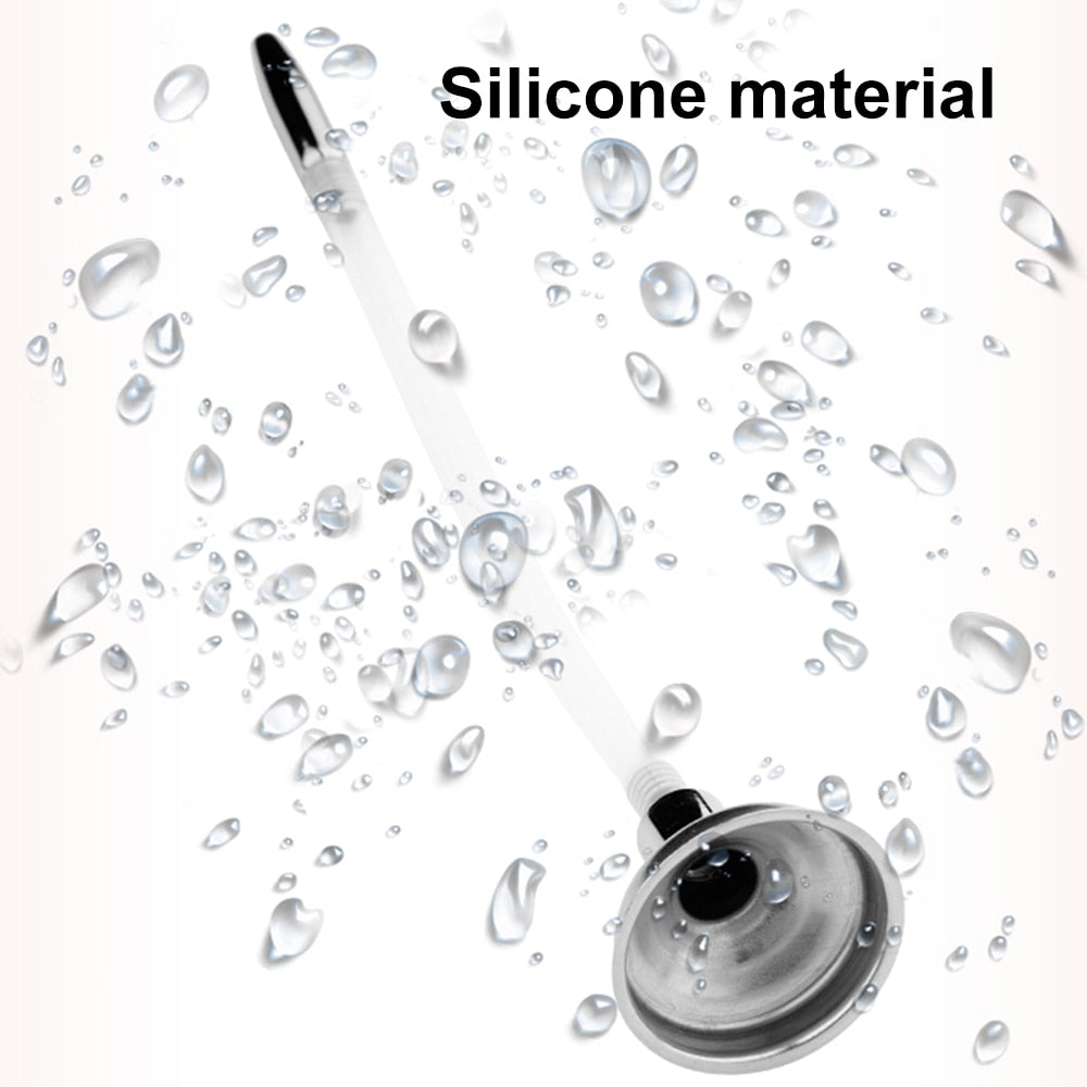 Hollow Urethral Sound Penis Plug Ejaculation Delay Cum Stopper Male sex toy