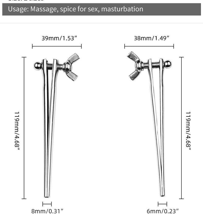 Adjustable Urethral Sounding Metal Penis Plug Sex Toys For Adult Men Male sex toy