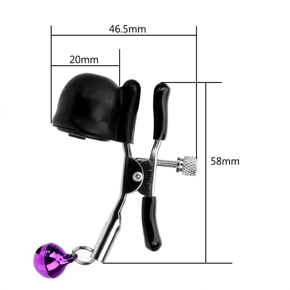 Vibrating Nipple Clamp Flirting Stimulation BDSM Sex Toy For Men Male sex toy