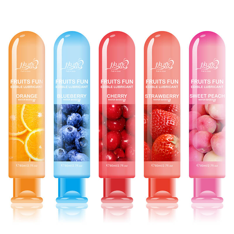 80ml Fruit Fun Water Based Lubricants For Oral Vagina Sex