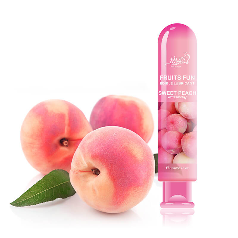 80ml Fruit Fun Water Based Lubricants For Oral Vagina Sex Male sex toy