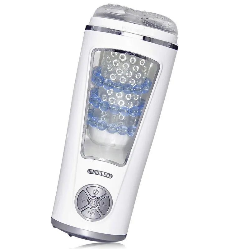 Thrusting Rotating 3D Channel Real Automatic Male Masturbator Male sex toy