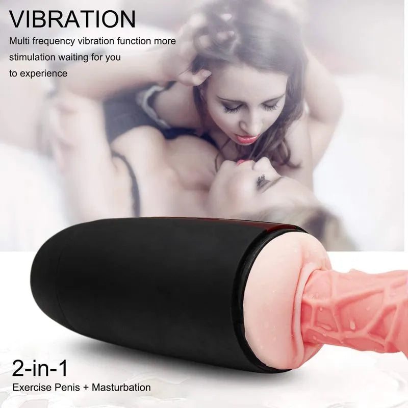 Multi Vibration Sucking Heating Worming Automatic Men Masturbator Male sex toy