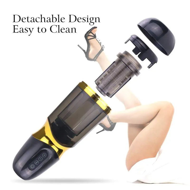 3D Lifelike 10 Spinning Thrusting Modes Automatic Men Masturbator Male sex toy