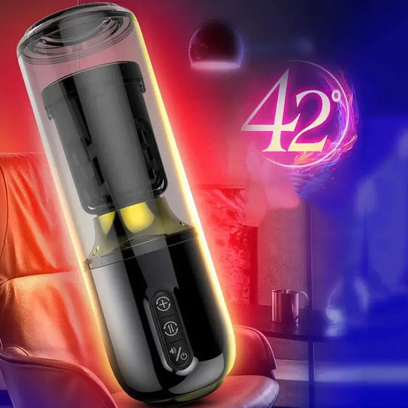 Realistic Vibrating Sucking Moaning Automatic Men Masturbator Male sex toy