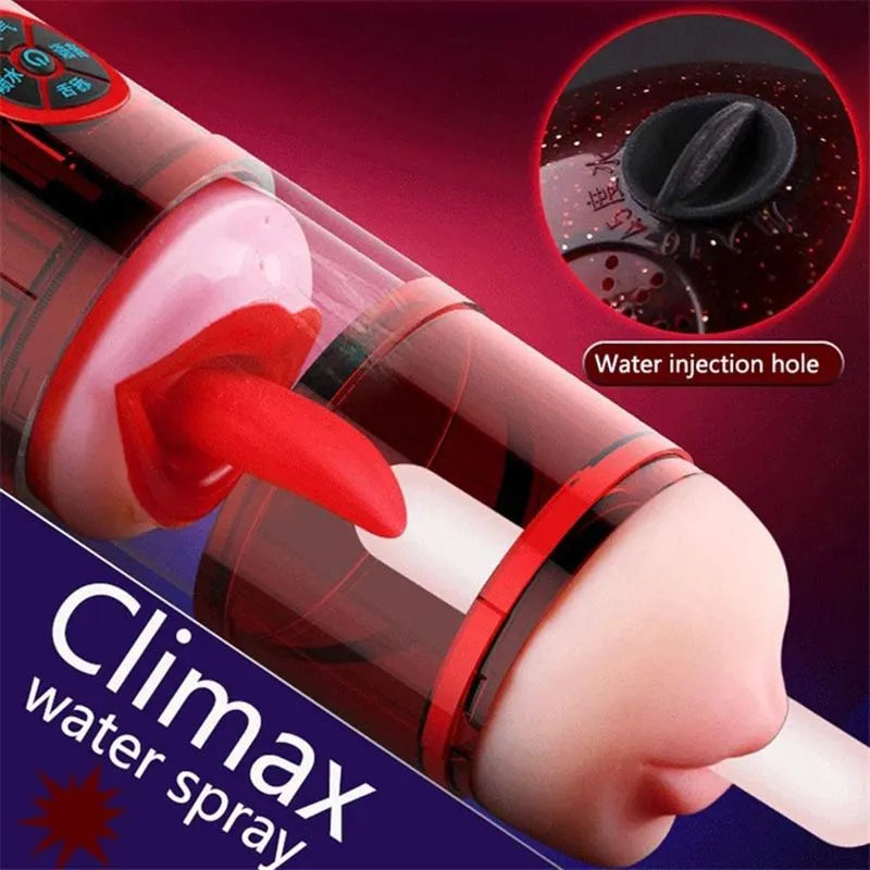Powerful Vibrating Hidden Pocket Pussy Men Auto Masturbator Male sex toy