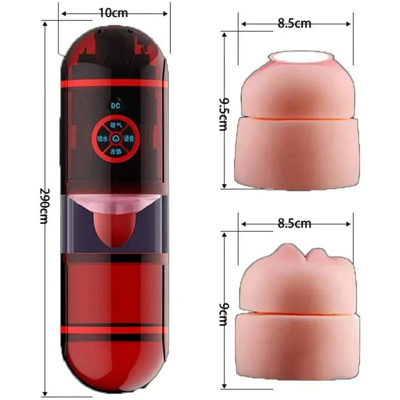 Powerful Vibrating Hidden Pocket Pussy Men Auto Masturbator Male sex toy