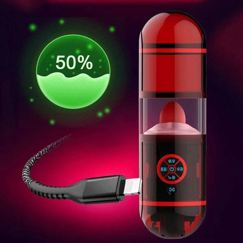 Powerful Vibrating Hidden Pocket Pussy Men Auto Masturbator Male sex toy