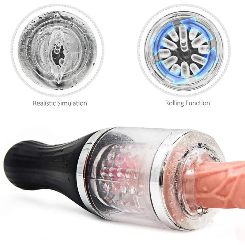Powerful Vibrating Men Masturbator Realistic Adult Male Stroker Male sex toy