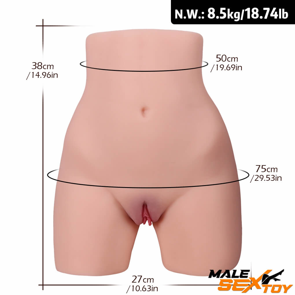 18.74lb Real Sex Doll Torso TPE Big Ass Adult Toy For Men Male sex toy