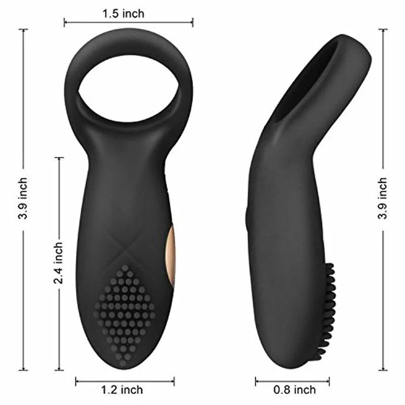 12 Vibrating Modes Soft Cock Ring Male Sex Toy For Sex Orgasm Male sex toy