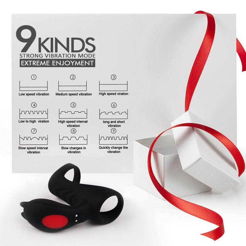 Double Rings Remote Control For Men Prolong Using Cock Ring Male sex toy