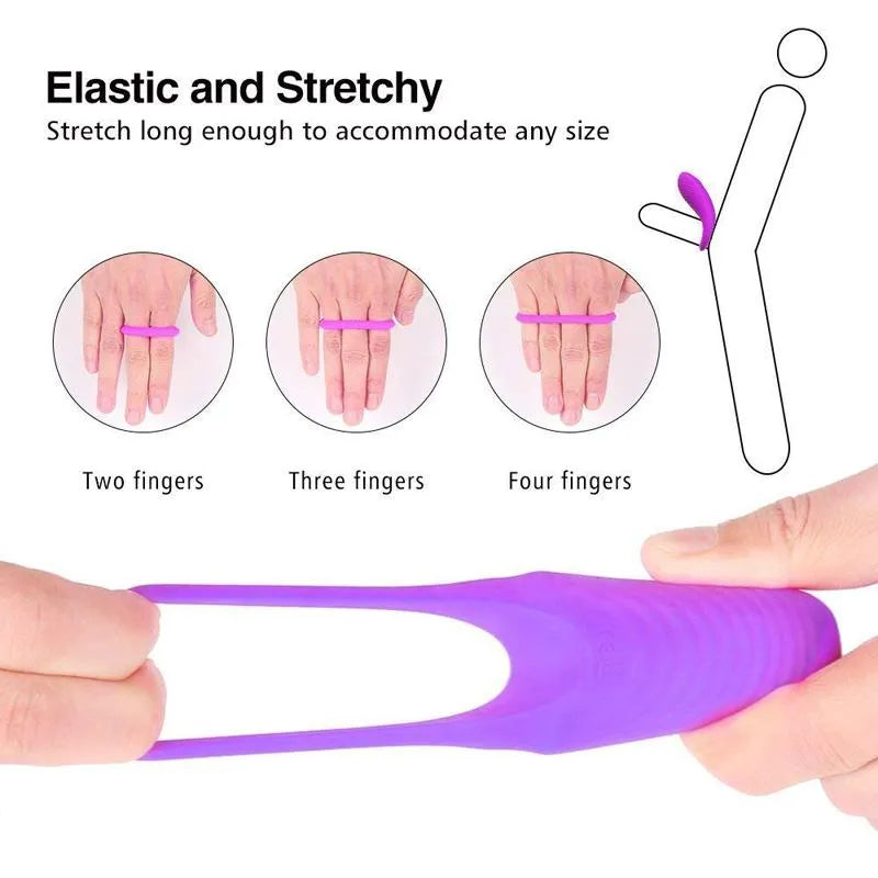 USB Rechargeable Remote Control Cock Ring For Adult Men Male sex toy