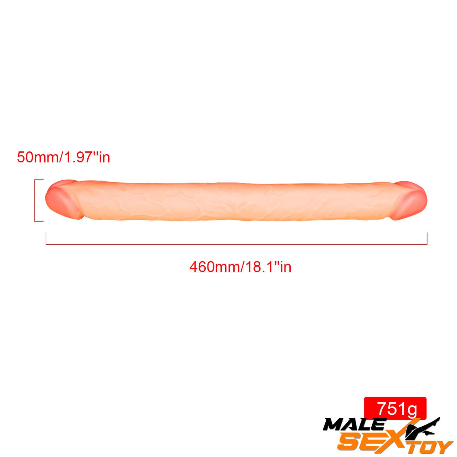 18.15in Long Dildo For Men Sex Toy For Male Masturbation Male sex toy