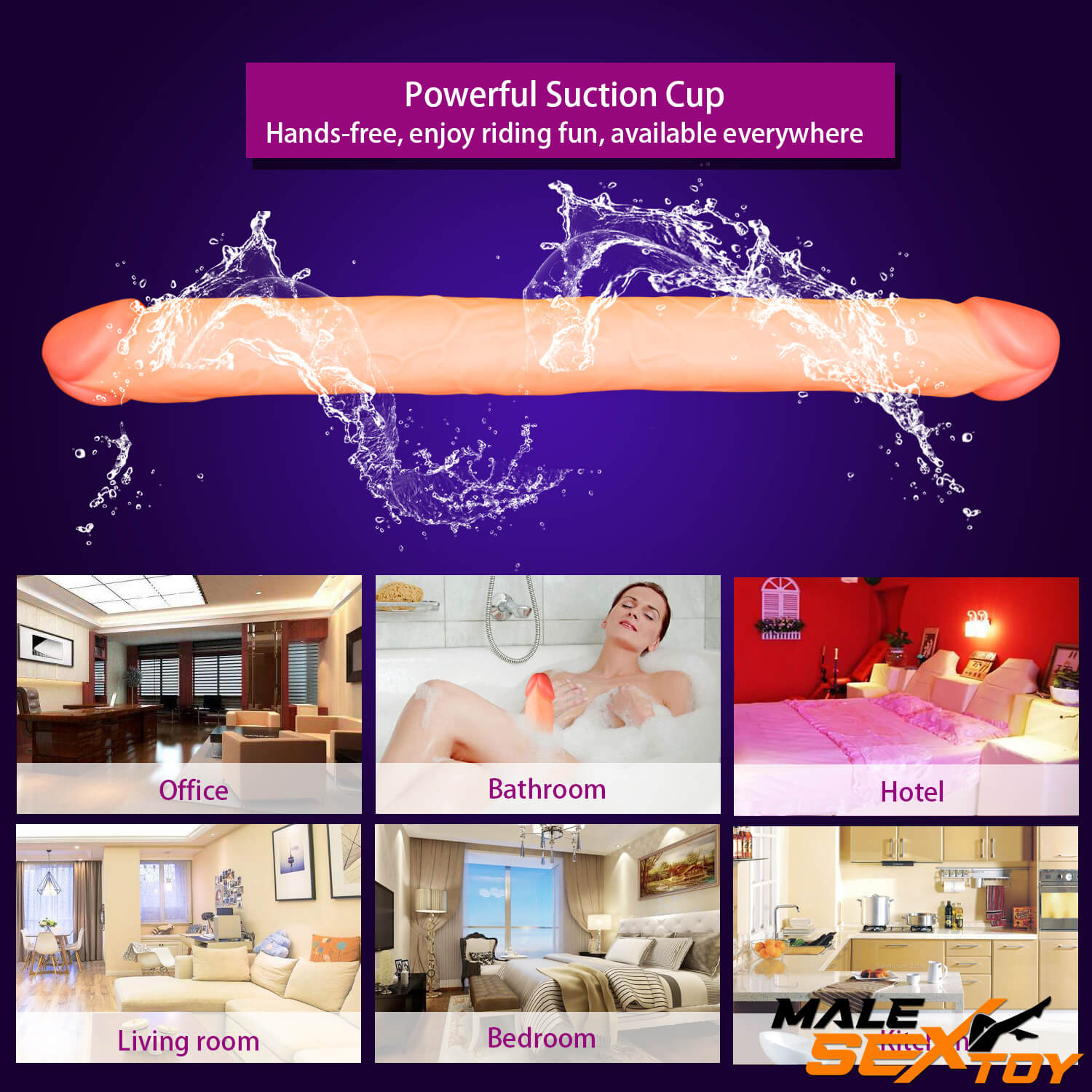 18.15in Long Dildo For Men Sex Toy For Male Masturbation Male sex toy