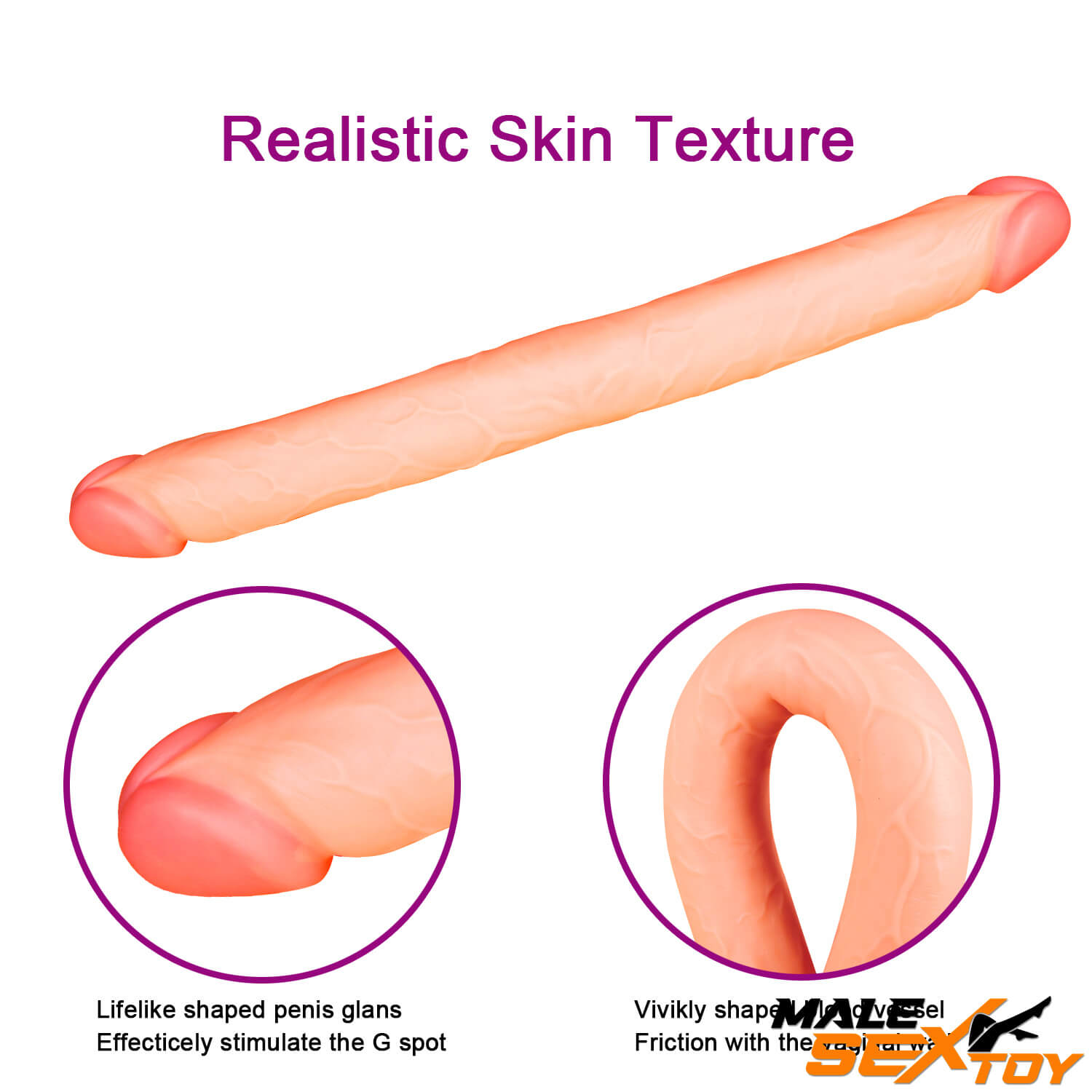 18.15in Long Dildo For Men Sex Toy For Male Masturbation Male sex toy