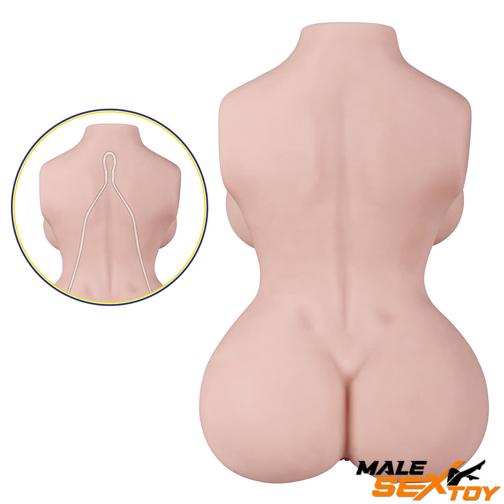 12.13lb Realistic TPE Body Life Size Sex Torso With Metal Skeleton Male sex toy