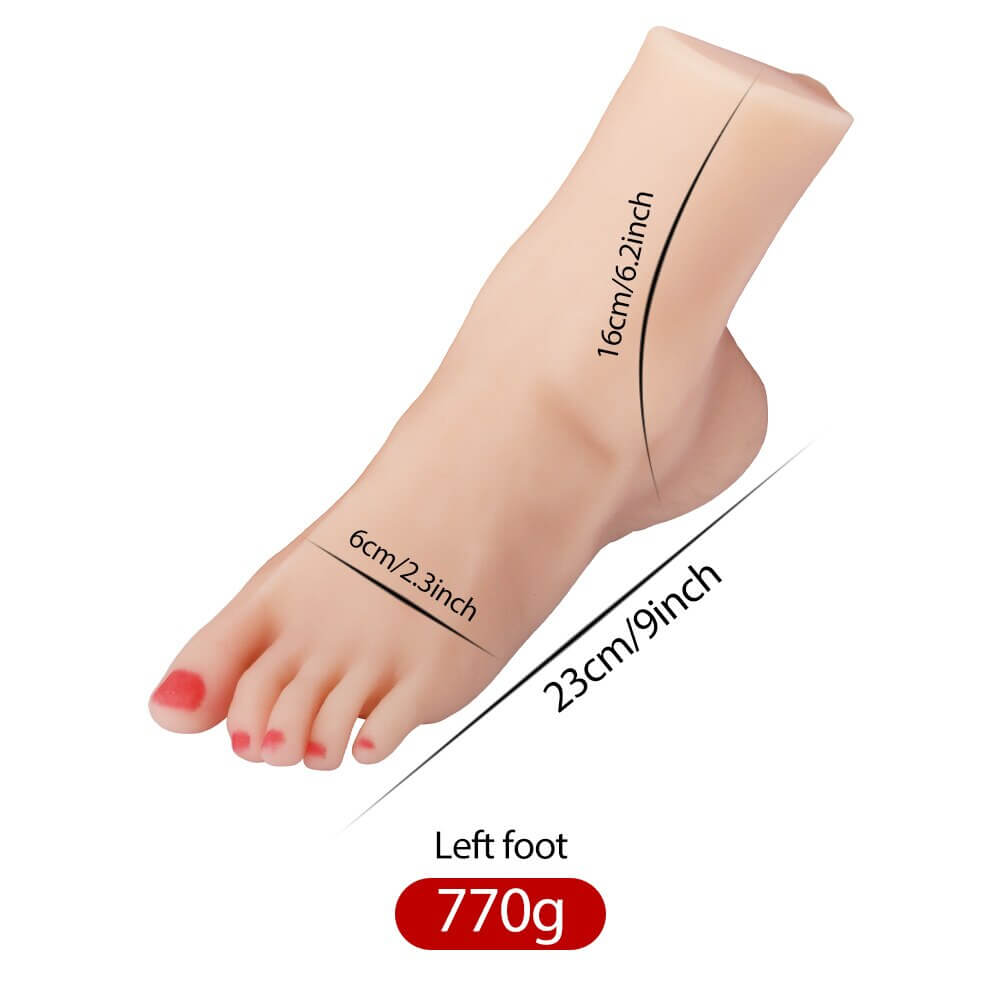 Premium Silicone Feet Fetish Pocket Pussy Realistic Vajankle Male sex toy