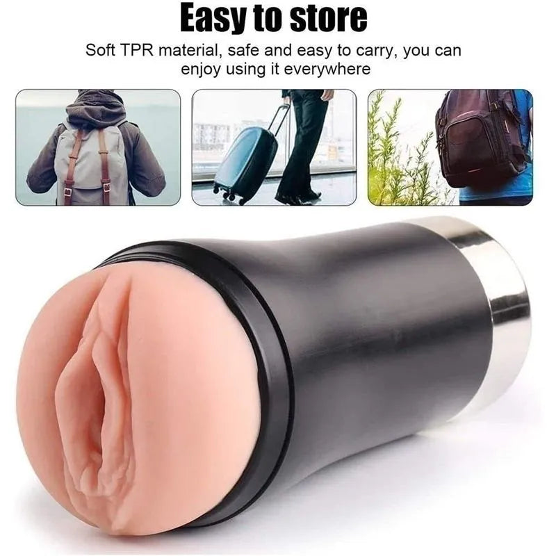 Real Feeling Lifelike Waterproof Men Masturbator Stroker Sex Toy Male sex toy