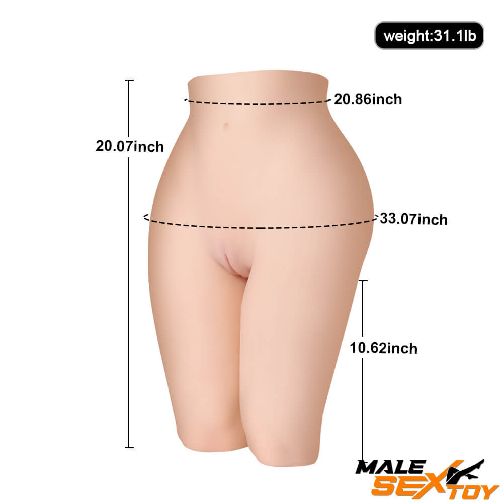 35.27lb Life Size Leg TPR Love Sex Torso For Male Masturbation Male sex toy