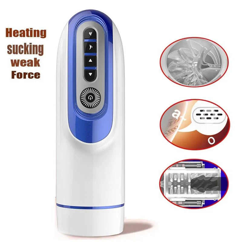 Leten Heating Voice Vibrating Thrusting Male Masturbator Male sex toy
