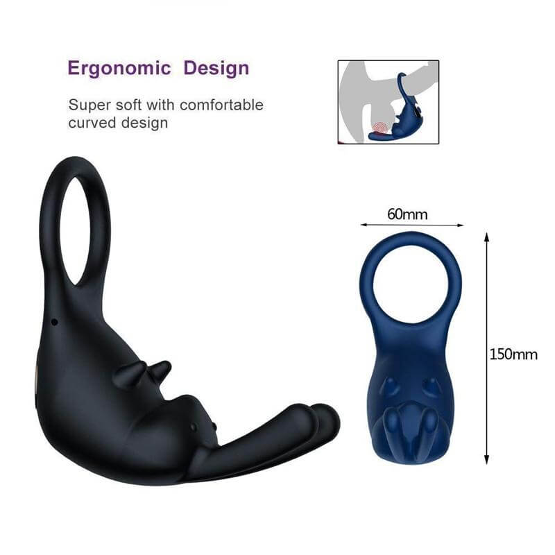Ten Vibrating Modes Top Quality Remote Cock Ring For Men