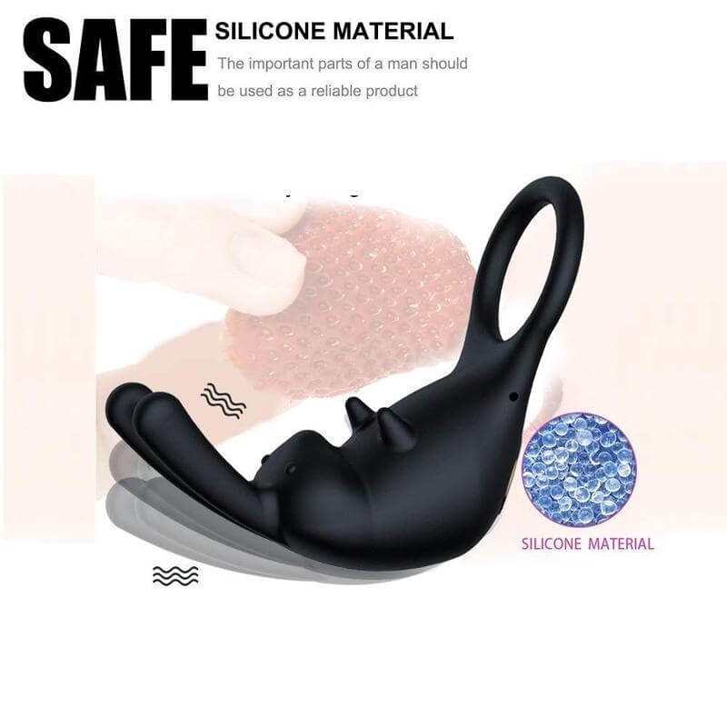 Ten Vibrating Modes Top Quality Remote Cock Ring For Men Male sex toy