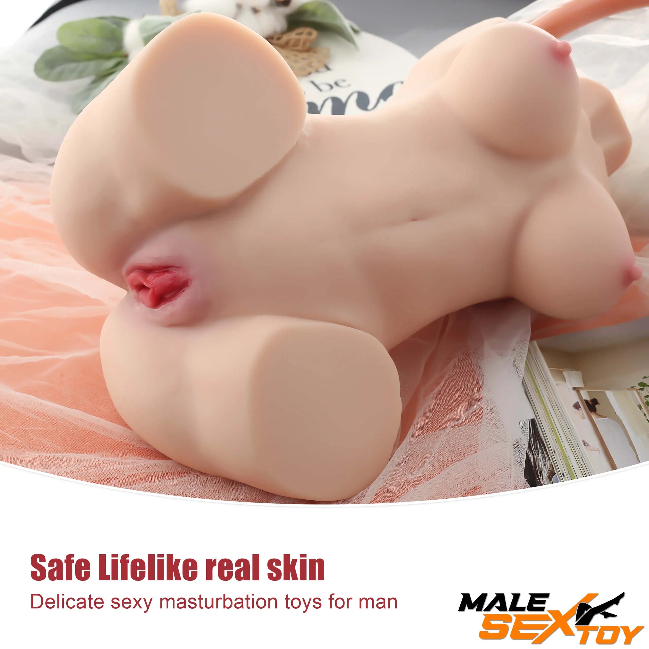 10.58lb Half Body Sex Torso Men Masturbator Sex Toy For Orgasm Male sex toy