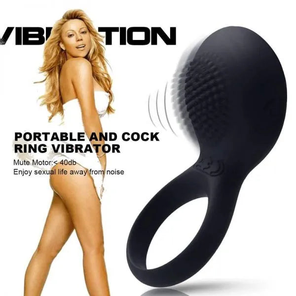 Ergonomic Design 5 Vibrating Modes Tight Cock Ring For Men Male sex toy