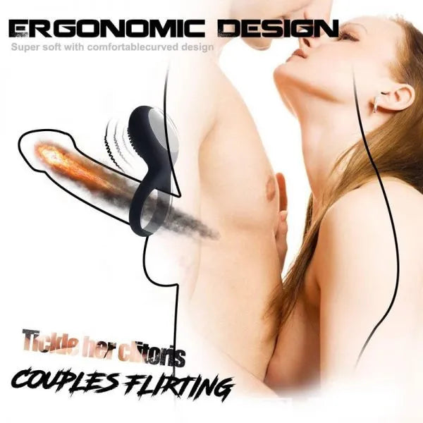 Ergonomic Design 5 Vibrating Modes Tight Cock Ring For Men Male sex toy