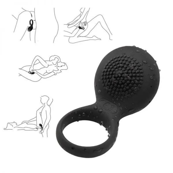 Ergonomic Design 5 Vibrating Modes Tight Cock Ring For Men Male sex toy