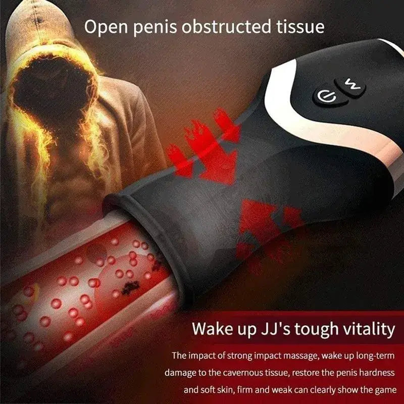 12 Vibrating Modes Glans Sucking Auto Male Masturbator Male sex toy
