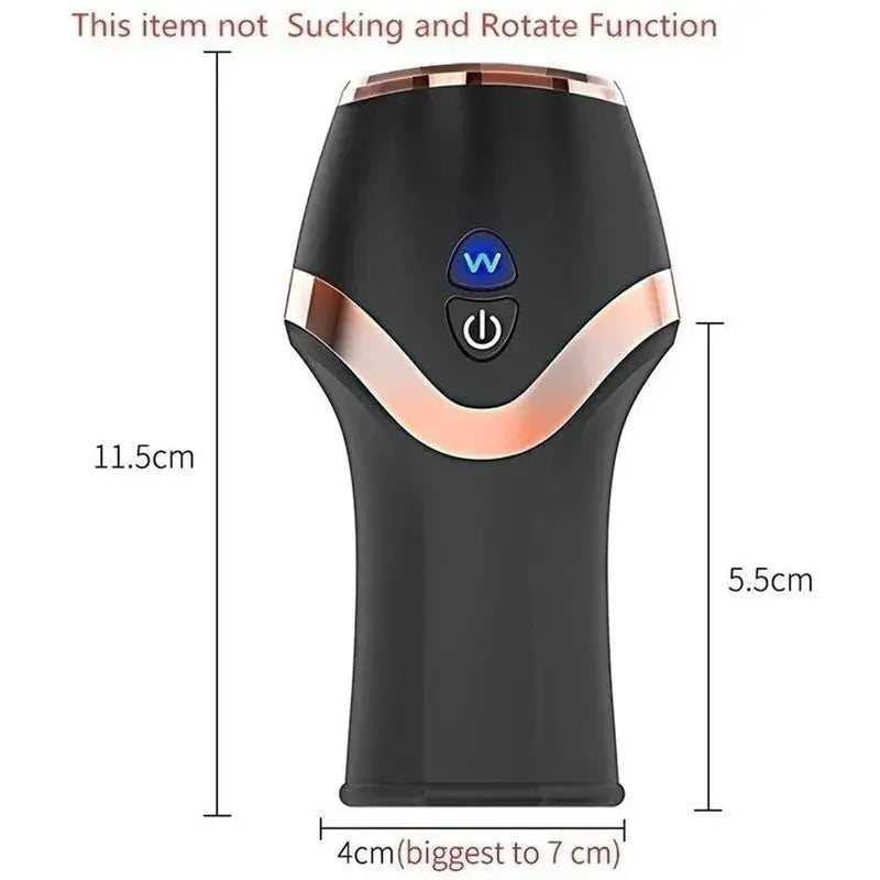 12 Vibrating Modes Glans Sucking Auto Male Masturbator Male sex toy