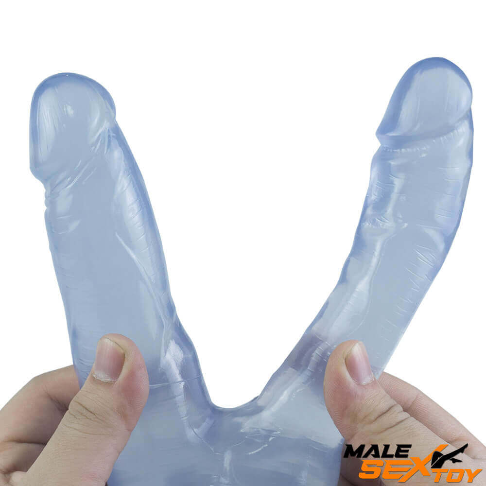 7.09in Dual Sided Dildo For Gay Men Anus Stimulation Male sex toy